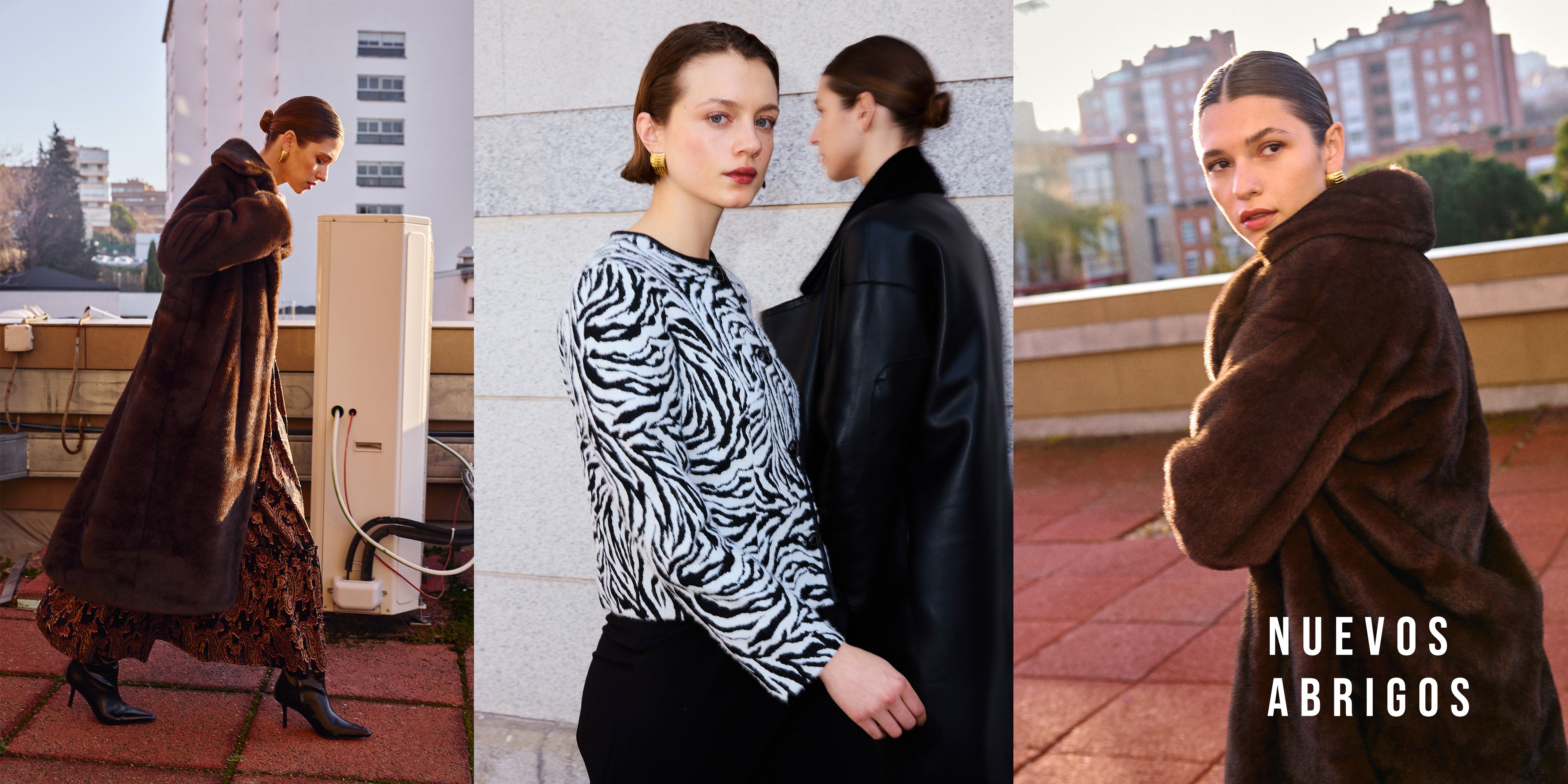 mioh | Colección de abrigos de paño y pelo sintético faux fur para esta temporada Otoño Invierno 2025. Comprar abrigos de paño lana y faux fur inmejorable calidad precio