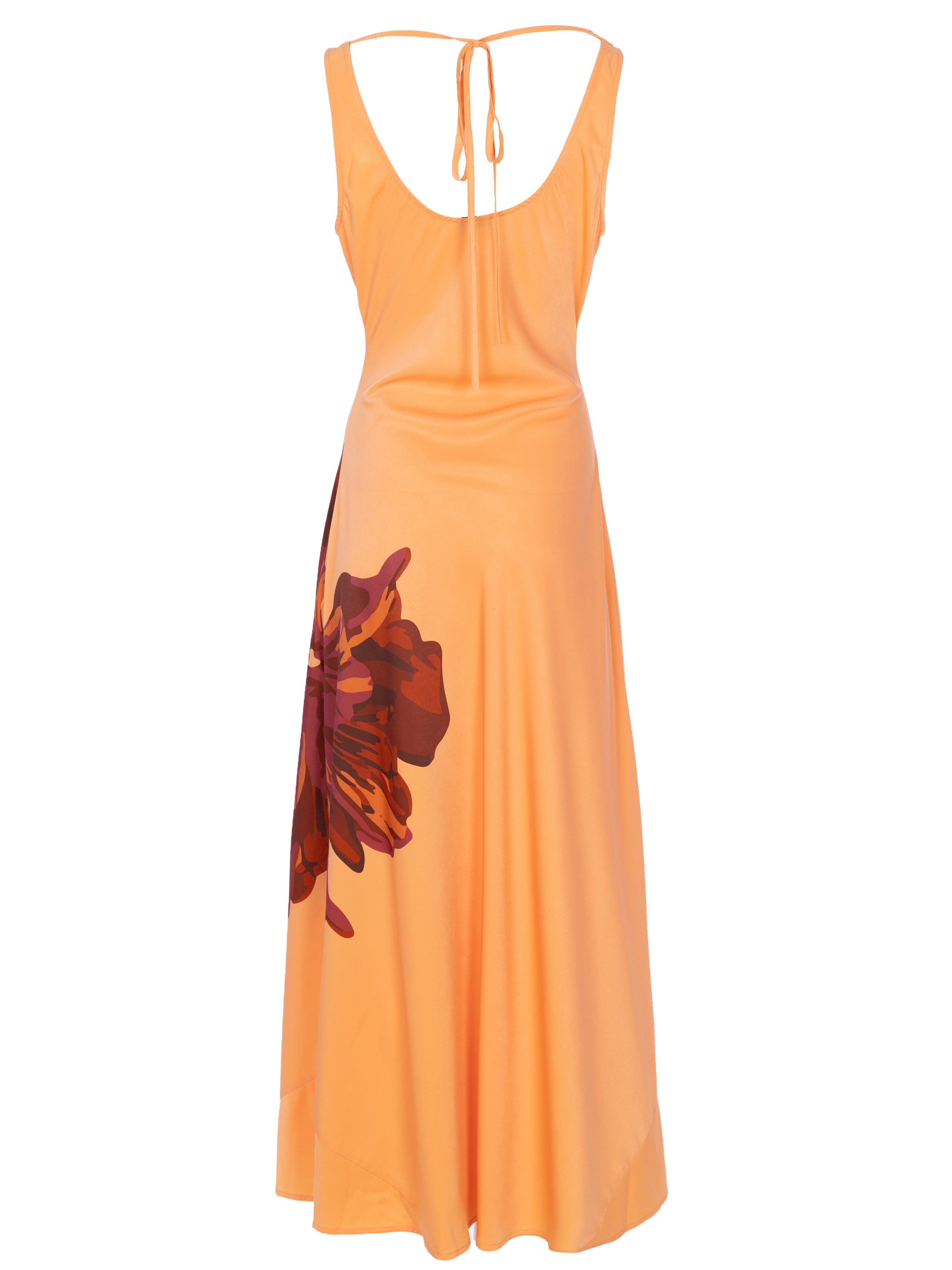 MARCIA MAXI - Vestido escote cascada estampado maxi flor, para ser la invitada de boda perfecta y fiesta esta primavera verano. MIOH es la marca española de vestidos de fiesta para invitadas de boda más de moda en España