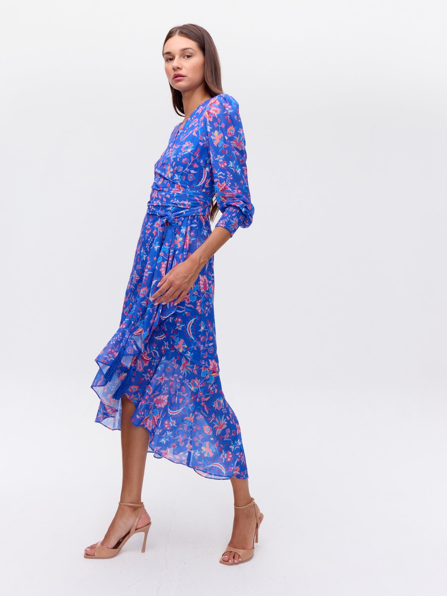 MIOH | ENDLESS FOLK - Vestido wrap print folk para invitada de boda