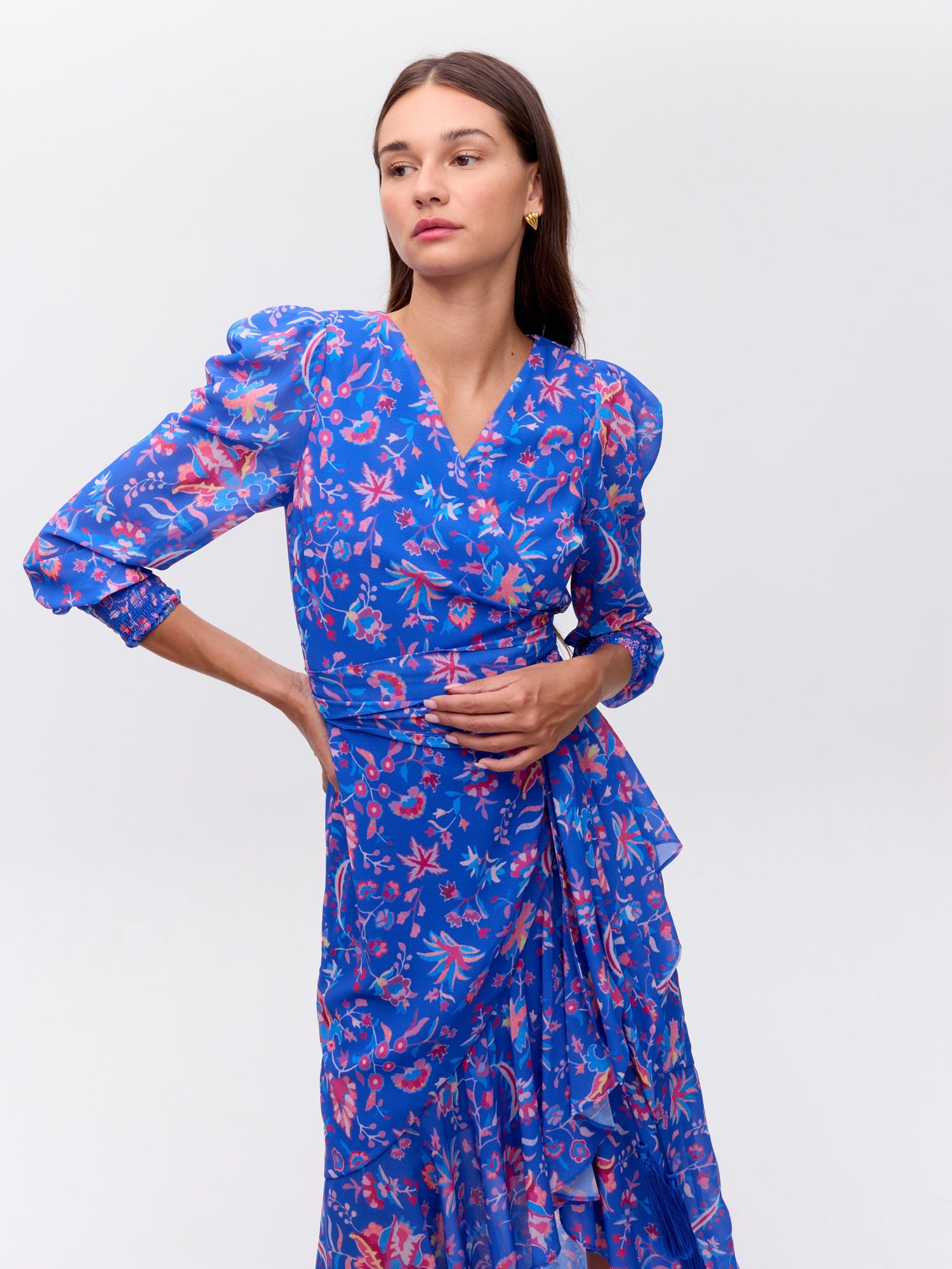 MIOH | ENDLESS FOLK - Vestido wrap print folk para invitada de boda