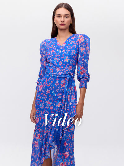 MIOH | ENDLESS FOLK - Vestido wrap print folk para invitada de boda