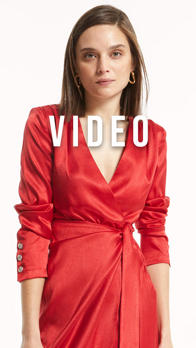 mioh | SOUL RED - Vestido corto para invitada de boda y eventos